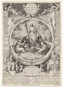 Krisztus, mint a halál és a bűn legyőzője alkotó: Johann Sadeler (I)