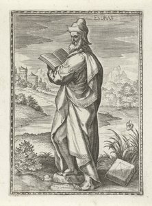 Ezra Esdras (cím a tárgyon) Az Ószövetség személyei (sorozat címe) alkotó: Johann Sadeler (I)