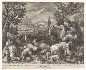 Ábrahám elhívása alkotó: Johann Sadeler (I)