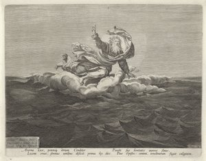 A fény és a sötétség teremtése A világ teremtése (sorozat címe) alkotó: Johann Sadeler (I)