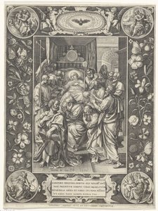 Mária halálos ágya alkotó: Johann Sadeler (I)