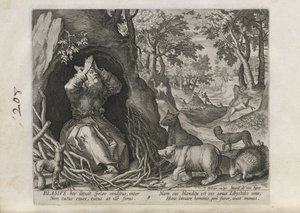 Blasius, a Sylvae Sacrae (Remeték tájakon) sorozat 30. lapjából a 8.