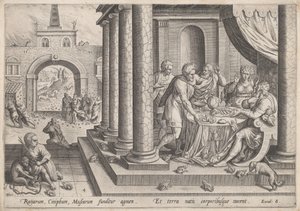 A békapestis, 1585 körül.
