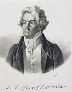 Ludwig van Beethoven portréja (Bonn alkotó: Johann Stephan Decker