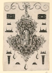 5. tábla, nyolc medálmintából álló sorozatból, a kardinális erényekkel alkotó: Johann Theodor de Bry
