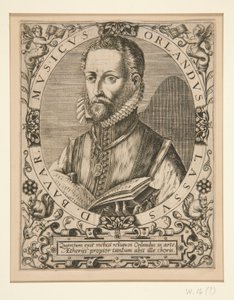 Orlando Lassus portréja, J.J. Boissard, alkotó: Johann Theodor de Bry
