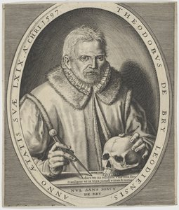 Theodor de Bry portréja 1528-1598, kb. 1597.