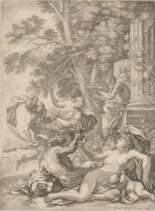 Bacchani jelenet alkotó: Johann Ulrich Kraus