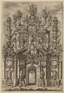 V. Károly diadalíve alkotó: Johann Ulrich Kraus, after Peter Schubert von Ehrenberg