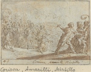Corisca, Amarilli és Mirtillo