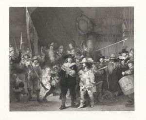 Frans Banninck Cocq kapitány és Willem van Ruytenburch hadnagy szövetsége, az „éjszakai őrség” néven ismert.
