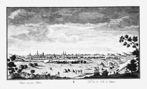 Tara látképe, 1735 körül