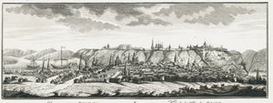 Tobolszk látképe, 1735 körül