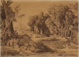 A művészetek feltalálása Káin nemzetségében (Teremtés könyve 4, 20-22) alkotó: Johann Wilhelm Schirmer
