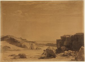 Hágár a sivatagban (1Mózes 21, 16) alkotó: Johann Wilhelm Schirmer