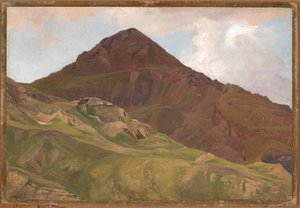 Kopár magashegységi táj alkotó: Johann Wilhelm Schirmer