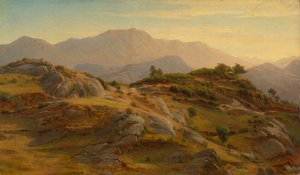 Táj a Civitellánál alkotó: Johann Wilhelm Schirmer