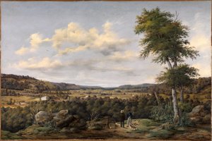 Tájkép Belgiumban alkotó: Johann Wilhelm Schirmer