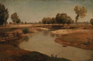 Roer-tájkép alkotó: Johann Wilhelm Schirmer