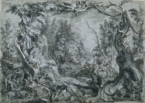 Szent Deikol és a vadkan, 1747-1748.
