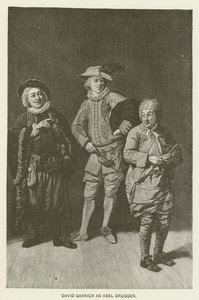 David Garrick mint Abel Drugger alkotó: Johan Joseph Zoffany