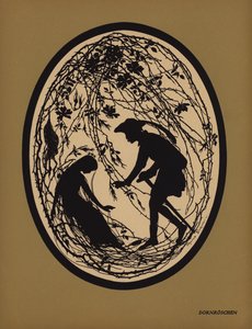 Csipkerózsika (litho)