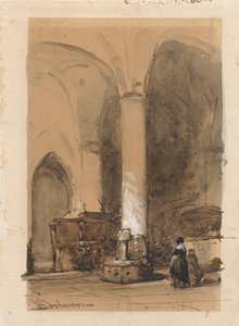 A hattemi templom belseje alkotó: Johannes Bosboom