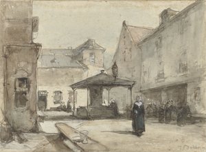 városi tér alkotó: Johannes Bosboom
