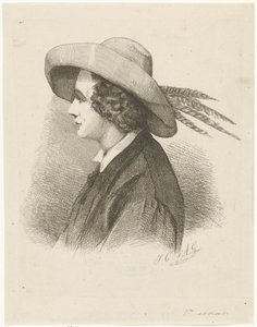 Martinus Antonius Kuytenbrouwer portréja profilban
