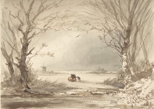 Téli táj, 1854.