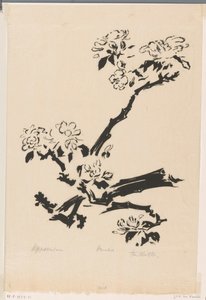 Appelbloesem (eredeti cím az objektumon) alkotó: Johannes Frederik Engelbert ten Klooster (signed by artist)