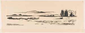 Riviermonding N. N. Guinea (eredeti cím a tárgyon) alkotó: Johannes Frederik Engelbert ten Klooster (signed by artist)