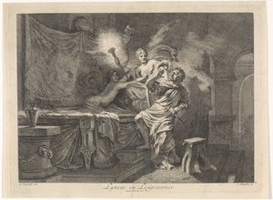 Ceres megakadályozza Triptolemus meggyilkolását Lyncus és Loup-cervier (cím az objektumon) Bibliai, mitológiai és allegorikus ábrázolások (sorozat címe)