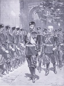 Ő Császári Felsége, a cár, illusztráció a Cassells History of the Orosz-Japán háború 1. kötetéből, 1900 körül