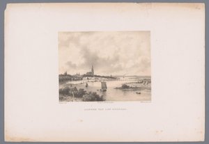 Kilátás Arnhemre a Rehberg felől Arnhem van den Rehberg (cím a tárgyon) A holland város és kikötő látványa Everhardus Koster rajzai alapján (sorozat címe) E. Koster vázlatfüzete: Dutch City and Harbour Views (sorozat címe)