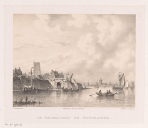 Vízkapu Woudrichemben The Waterpoort Woudrichemben (cím az objektumon)
