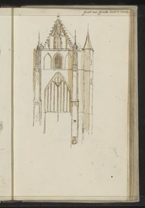 A haarlemi Grote Kerk homlokzata alkotó: Johannes Huibert Prins