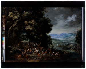 Keresztelő János prédikációja alkotó: Johannes Jakob Hartmann