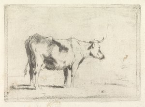 Tehén, jobbra alkotó: Johannes Janson (possibly)
