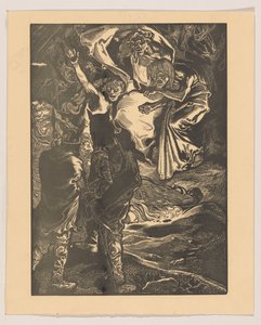 Macbeth és Banquo találkozik a három boszorkánnyal alkotó: Johannes Josephus Aarts