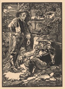 Pihenő poldermunkások alkotó: Johannes Josephus Aarts