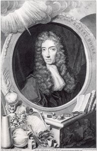 A tiszteletreméltó Robert Boyle (1627-91) portréja, amelyet George Vertue (1684-1756) vésett, 1749 alkotó: Johannes Kerseboom