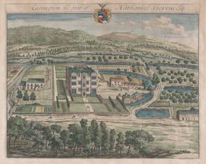Easington, Nathaniel Stevens székhelye, [1712], 1768-ban újra kiadták. alkotó: Johannes Kip