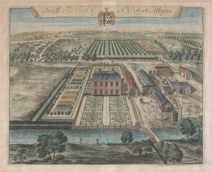 Swell, The Seat of Sir Robert Atkyns, [1712] 1768-ban újra kiadták. alkotó: Johannes Kip