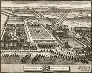 Wollaton Hall és Park Nottingham, Nottinghamshire, c1707