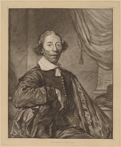 Ülő férfi portréja, 1771. alkotó: Johannes Kornlein