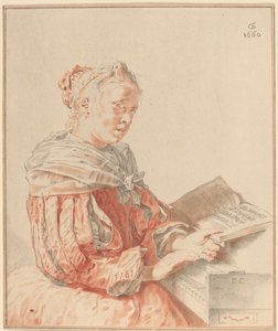 Fiatal lány a billentyűzeten, 1767.