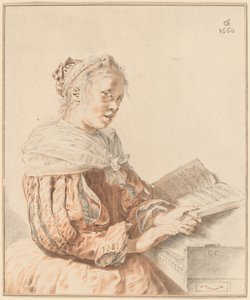 Fiatal lány a billentyűzeten, 1767.