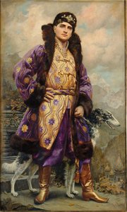 Iusupov portréja (olaj, vászon) alkotó: Johannes Linse