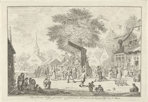 Gazdavásár a faluban, 1750 körül Farmer